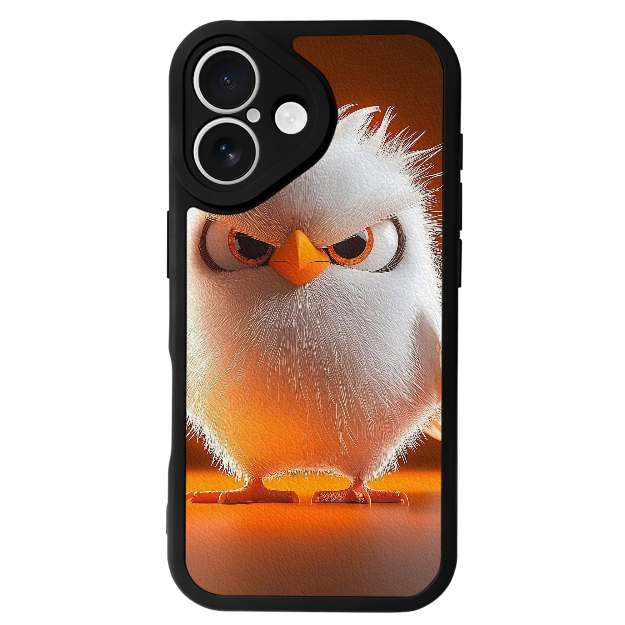 （画像用） Angry Birds アングリーバード 【iPhone 16シリーズ対応】シリコンスマホケース（レザー調） 材質：シリコン